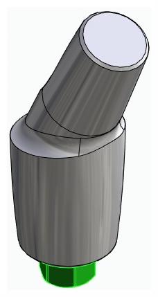 BIONIKA BIOLEVEL, Anatómiai fej, ferde, 25°, pozicionált, A-típus