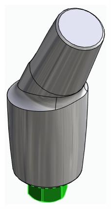 BIONIKA BIOLEVEL, Anatómiai fej, ferde, 25°, pozicionált, B-típus