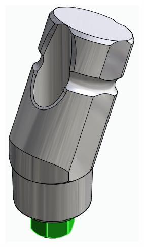 BIONIKA BIOLEVEL, Mintavételi fej, zárt kanálhoz, ferde, A-típus