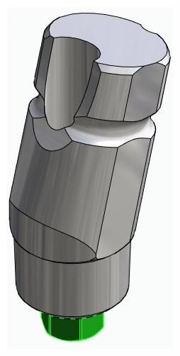 BIONIKA BIOLEVEL, Mintavételi fej, zárt kanálhoz, ferde, B-típus