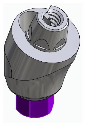 BIONIKA BIOLEVEL, Multi-unit fej, ferde, pozicionált, LT2.7, keskeny, M1.6, B-típus