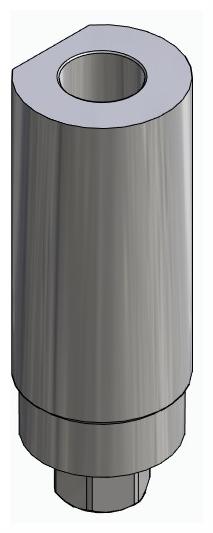 BIONIKA BIOLEVEL, Scanbody fej, átmenőcsavaros, pozicionált