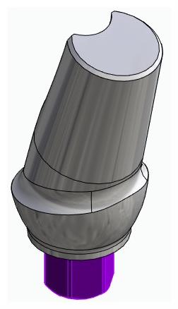 BIONIKA BIOPLANT, Anatómiai fej, ferde, 15°, pozicionált, B-típus