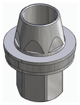 BIONIKA BIOPLANT, Multi-unit fej, egyenes, átmenőcsavaros, pozicionált, LT2.7, keskeny