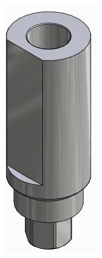 BIONIKA BIOPLANT, Scanbody fej, átmenőcsavaros, pozicionált