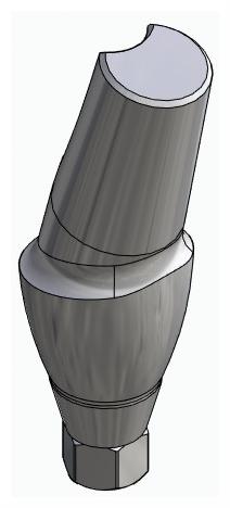 BIONIKA CORTICAL, Anatómiai fej, ferde, 15°, pozicionált, A-típus