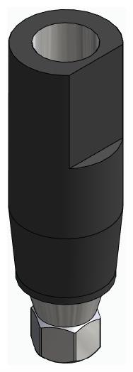 BIONIKA CORTICAL, Scanbody fej, átmenőcsavaros, pozicionált, keskeny