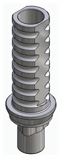 BIONIKA RP, Ideiglenes fej, implant szintű, pozicionált