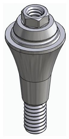 BIONIKA CX, Multi-unit fej, egyenes, becsavarható, LT2, széles, M1.4