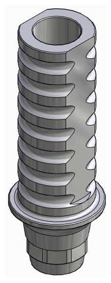 BIONIKA ST, Ideiglenes fej, implant szintű, pozicionált
