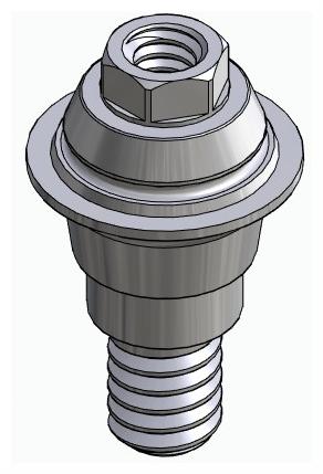BIONIKA ST, Multi-unit fej, egyenes, becsavarható, LT2, széles, M1.4