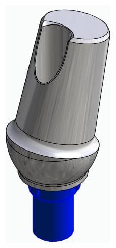 CORTILOG PCL, Anatómiai fej, ferde, 15°, pozicionált, A-típus