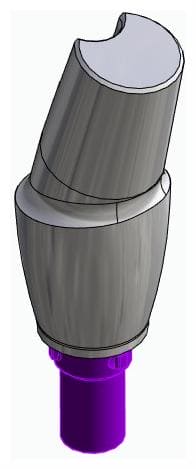 CORTILOG PCL, Anatómiai fej, ferde, 15°, pozicionált, B-típus