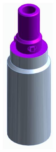 CORTILOG PCL, Scanbody fej, átmenőcsavaros, pozicionált