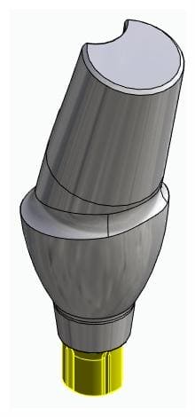 CORTILOG CCL, Anatómiai fej, ferde, 15°, pozicionált, B-típus