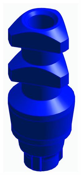 CORTILOG CCL, Mintavételi fej, nyitott kanálhoz, uniform, pozicionált