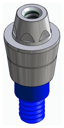 CORTILOG CCL, Multi-unit fej, egyenes, becsavarható, LT2.7, keskeny, M1.6