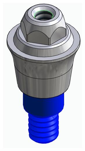 CORTILOG CCL, Multi-unit fej, egyenes, becsavarható, LT2.7, széles, M1.6