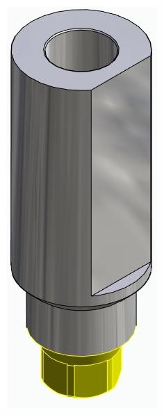 ACTIVAL, Scanbody fej, átmenőcsavaros, pozicionált