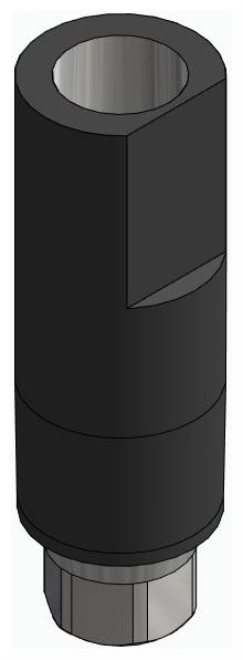 ACTIVAL, Scanbody fej, átmenőcsavaros, pozicionált, keskeny