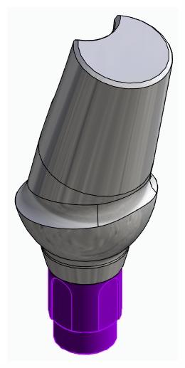 BONELIT, Anatómiai fej, ferde, 15°, pozicionált, A-típus
