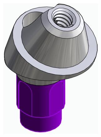 BONELIT, Multi-unit fej, ferde, pozicionált, LT2.7, keskeny, M1.6, A-típus