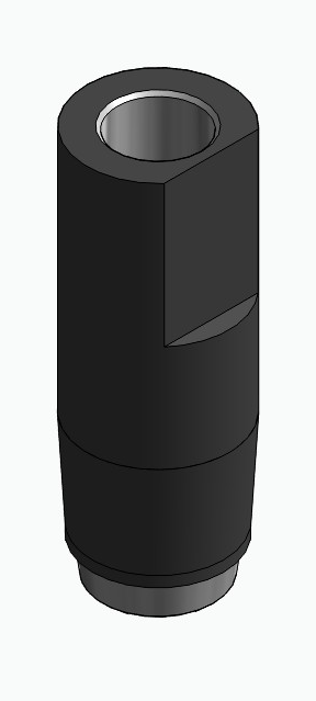 BIONIKA DT2, Scanbody fej, átmenőcsavaros, nem pozicionált, keskeny – 569.495.043.100