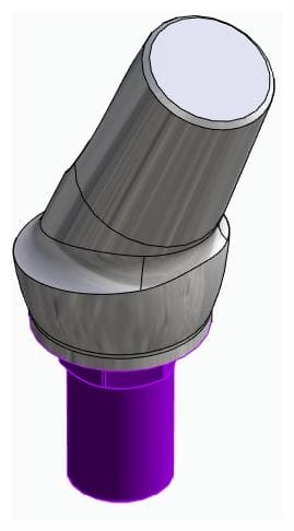 BIOSS, Anatómiai fej, ferde, 25°, pozicionált, B-típus