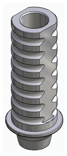 IMPLIE, Ideiglenes fej, implant szintű, nem pozicionált