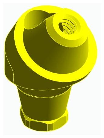 IMPLIE, Multi-unit fej, ferde, pozicionált, LT2, széles, M1.4, A-típus