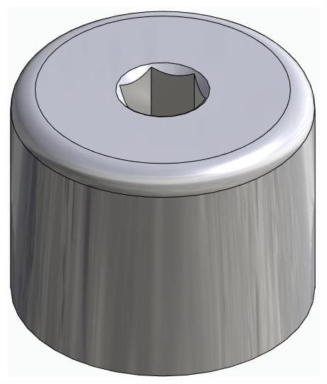 BIONIKA, Ínyformázó fej, multi-unit szintű, LT2.7, keskeny, M1.6