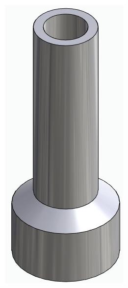 BIONIKA, Kiégethető műanyag fej, multi-unit szintű, nem pozicionált, LT2.7, keskeny, M1.6