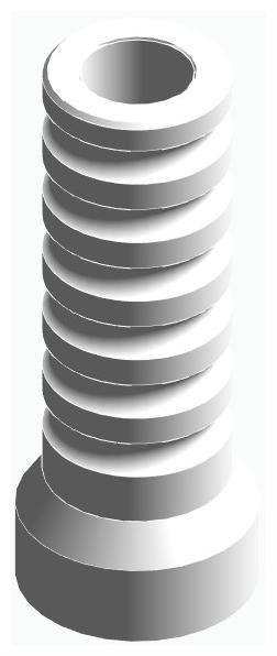 BIONIKA, Kiégethető műanyag fej, multi-unit szintű, nem pozicionált, LT2, széles, M1.4