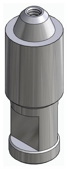 BIONIKA, Technikai implantátum, multi-unit fejhez, LT2, széles, M1.4