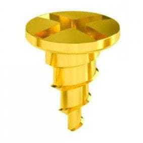 Kereszthornyos csavar, kúpos menettel