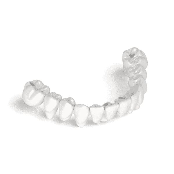 Cirkon váz + leplezés + szinterezés