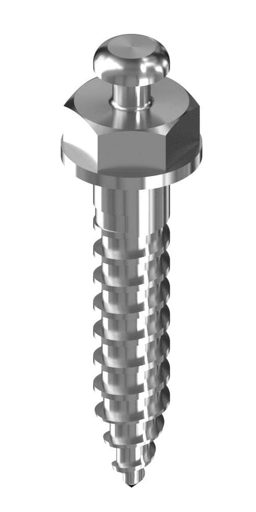 Ancora, micro fogszabályozó implantátum, gömbfejű