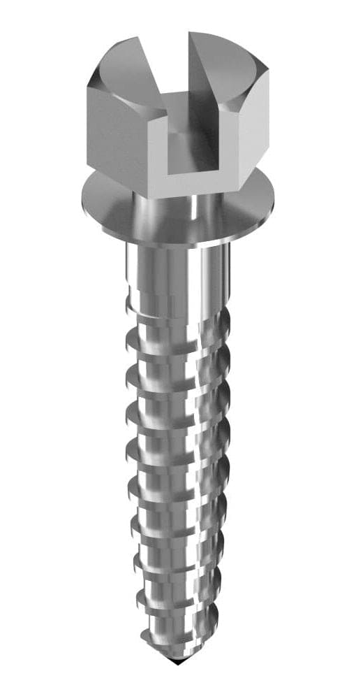 Ancora, micro fogszabályozó implantátum, sliccelt fejű