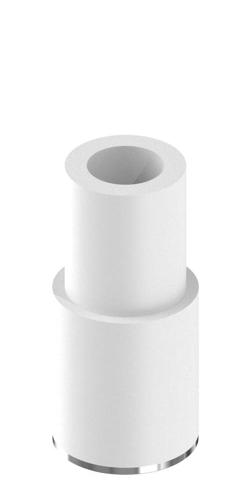 Implant Direct® Legacy® (LG) UNIFORM Multi-unit SR fej műanyag sapka titán alappal, pozicionált