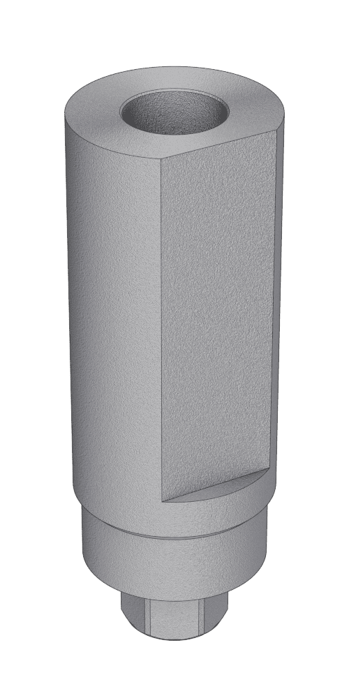 Implant Direct® Legacy® (LG) UNIFORM Scanbody fej átmenőcsavaros, pozicionált