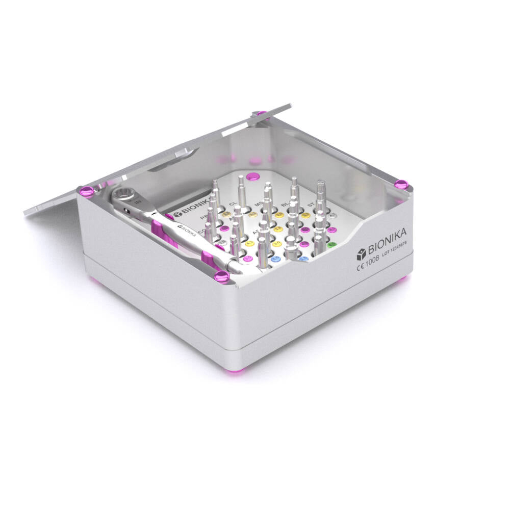 Utazó implant teszt kulcskészlet