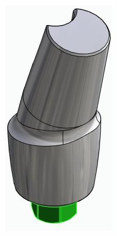 BIONIKA BIOLEVEL, Anatómiai fej, ferde, 15°, pozicionált, A-típus