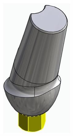 BIONIKA BIOLEVEL, Anatómiai fej, ferde, 15°, pozicionált, B-típus