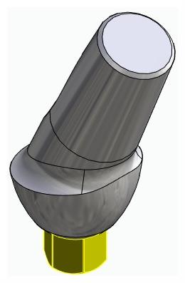 BIONIKA BIOLEVEL, Anatómiai fej, ferde, 25°, pozicionált, A-típus