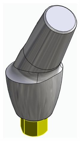 BIONIKA BIOLEVEL, Anatómiai fej, ferde, 25°, pozicionált, A-típus