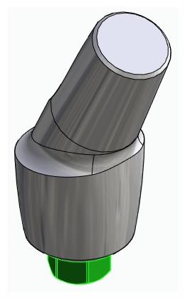 BIONIKA BIOLEVEL, Anatómiai fej, ferde, 25°, pozicionált, A-típus