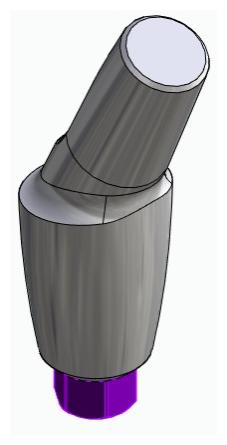 BIONIKA BIOLEVEL, Anatómiai fej, ferde, 25°, pozicionált, B-típus