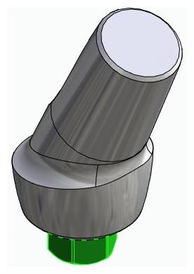 BIONIKA BIOLEVEL, Anatómiai fej, ferde, 25°, pozicionált, B-típus