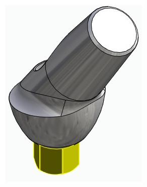 BIONIKA BIOLEVEL, Anatómiai fej, ferde, 35°, pozicionált, A-típus