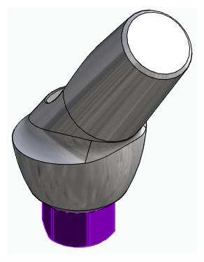 BIONIKA BIOLEVEL, Anatómiai fej, ferde, 35°, pozicionált, A-típus
